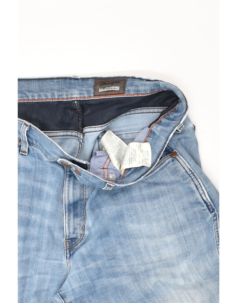 WRANGLER Mens Greensboro Slim Jeans W36 L32  Blue Cotton | Vintage Wrangler | Thrift | Second-Hand Wrangler | Used Clothing | Messina Hembry 
