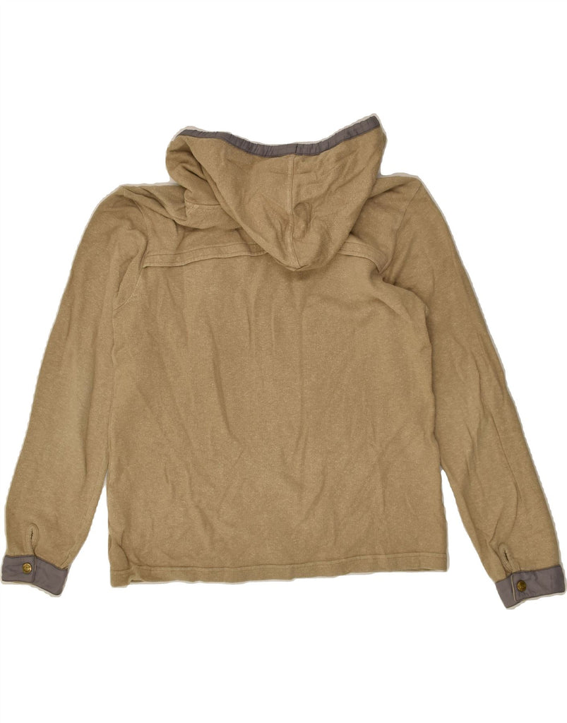 ARMANI JUNIOR Boys Zip Hoodie Sweater 11-12 Years Beige Cotton | Vintage Armani Junior | Thrift | Second-Hand Armani Junior | Used Clothing | Messina Hembry 