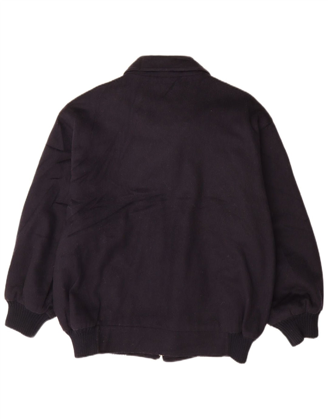 Steinbock Mens Bomber Jacket IT 54 2XL Navy Blue Wool