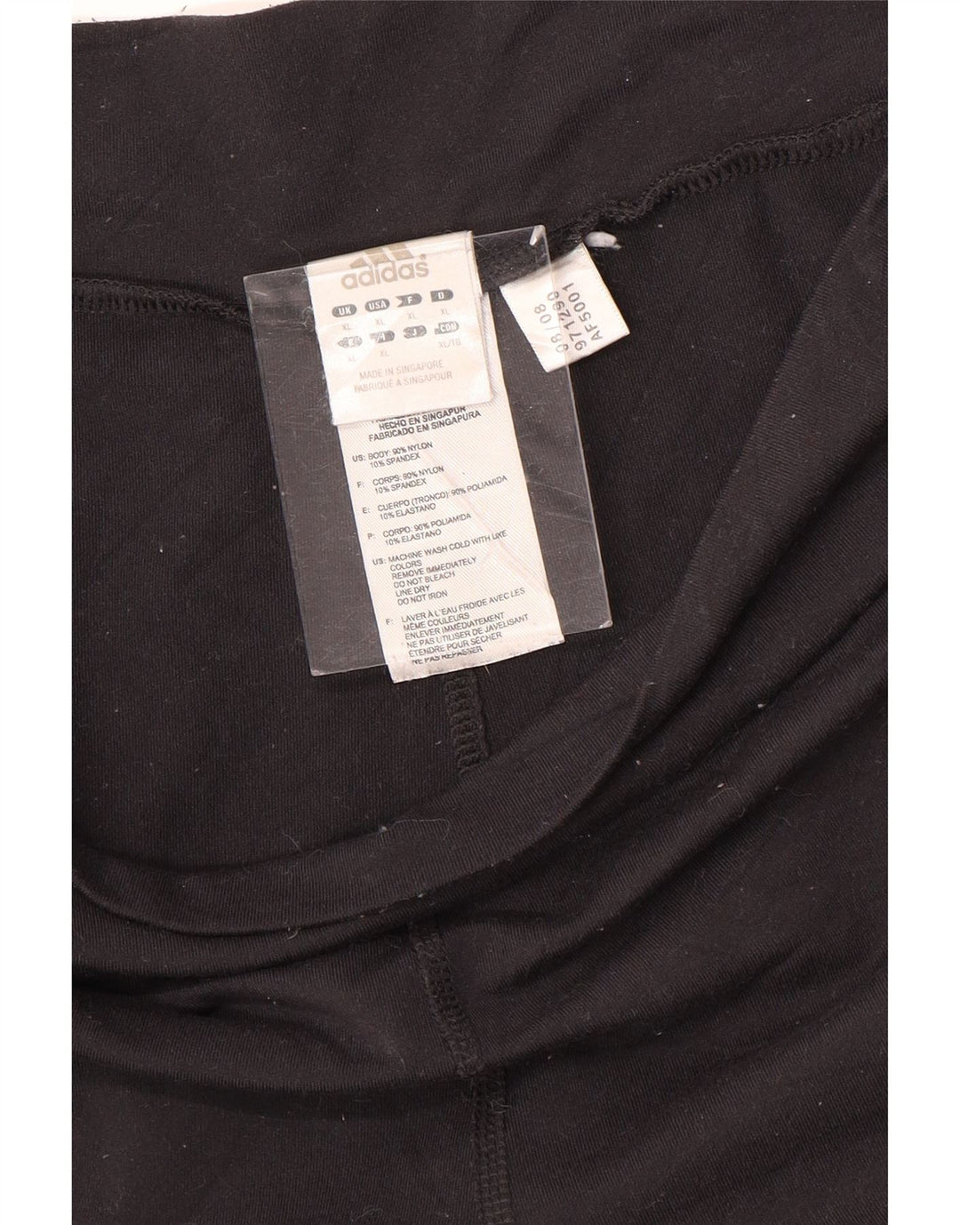 ADIDAS Womens Tracksuit Trousers UK 18 XL  Black Nylon
