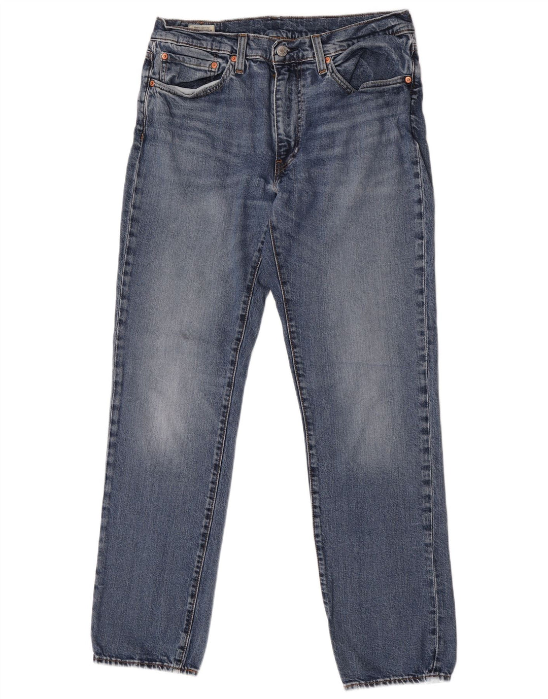Levi's Mens Slim Jeans W34 L34 Blue Cotton