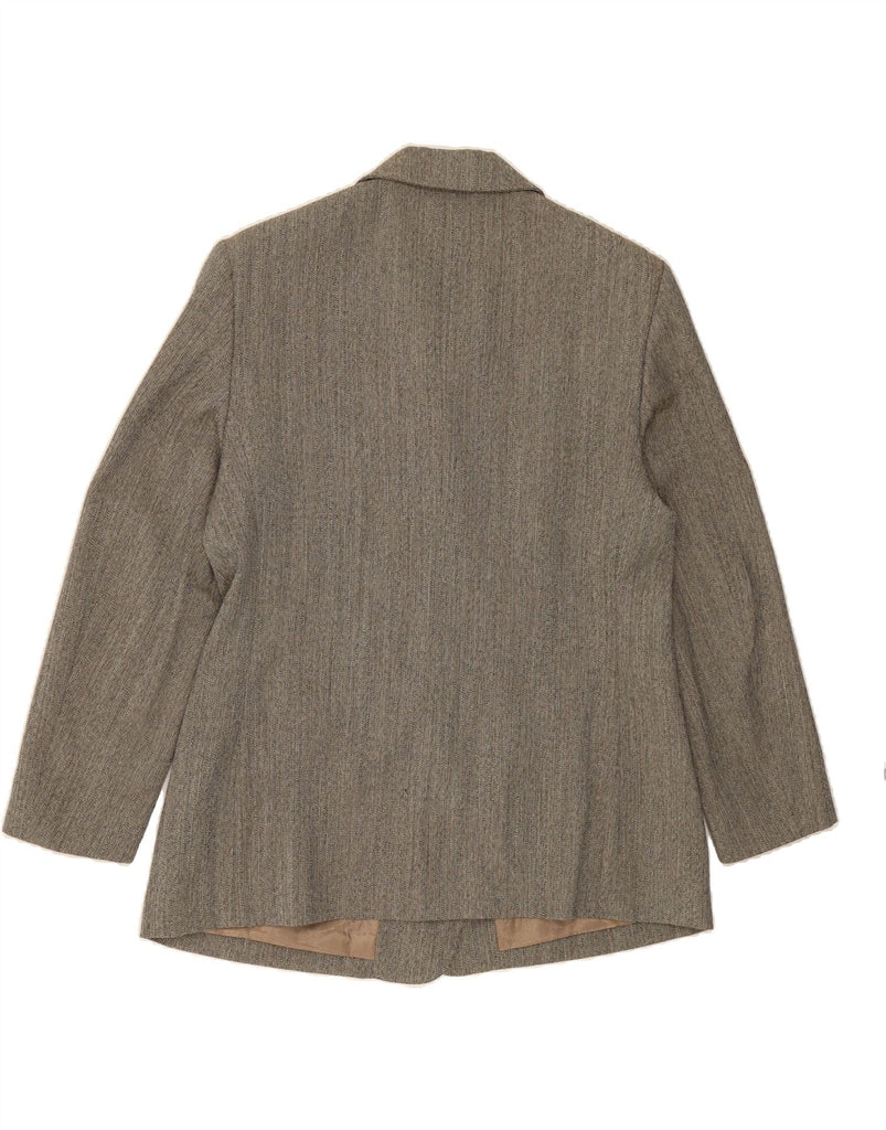 MARIO PUCCI CECCONI Womens Double Breasted Blazer Jacket IT 48 XL Grey Vintage Mario Pucci Cecconi and Second-Hand Mario Pucci Cecconi from Messina Hembry 