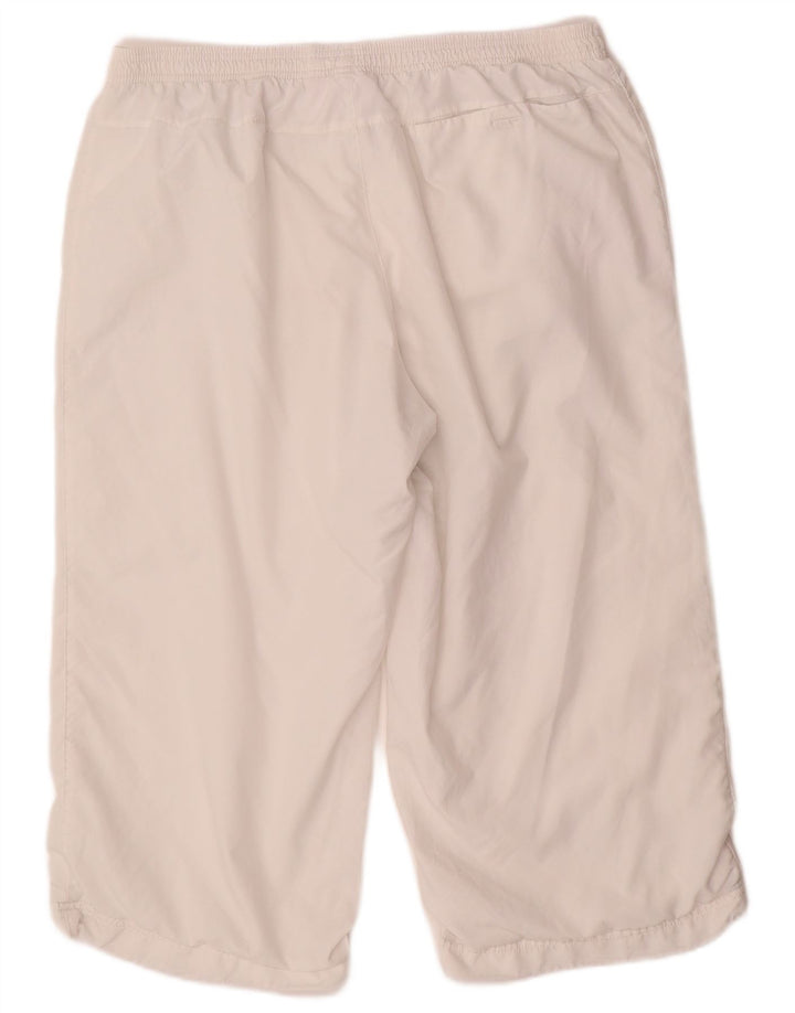 Puma Mens Graphic Capri Tracksuit Trousers Large  White Polyester