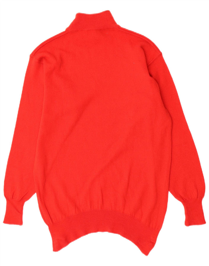 AVON CELLI Womens Turtle Neck Jumper Sweater EU 40  Medium Red Wool