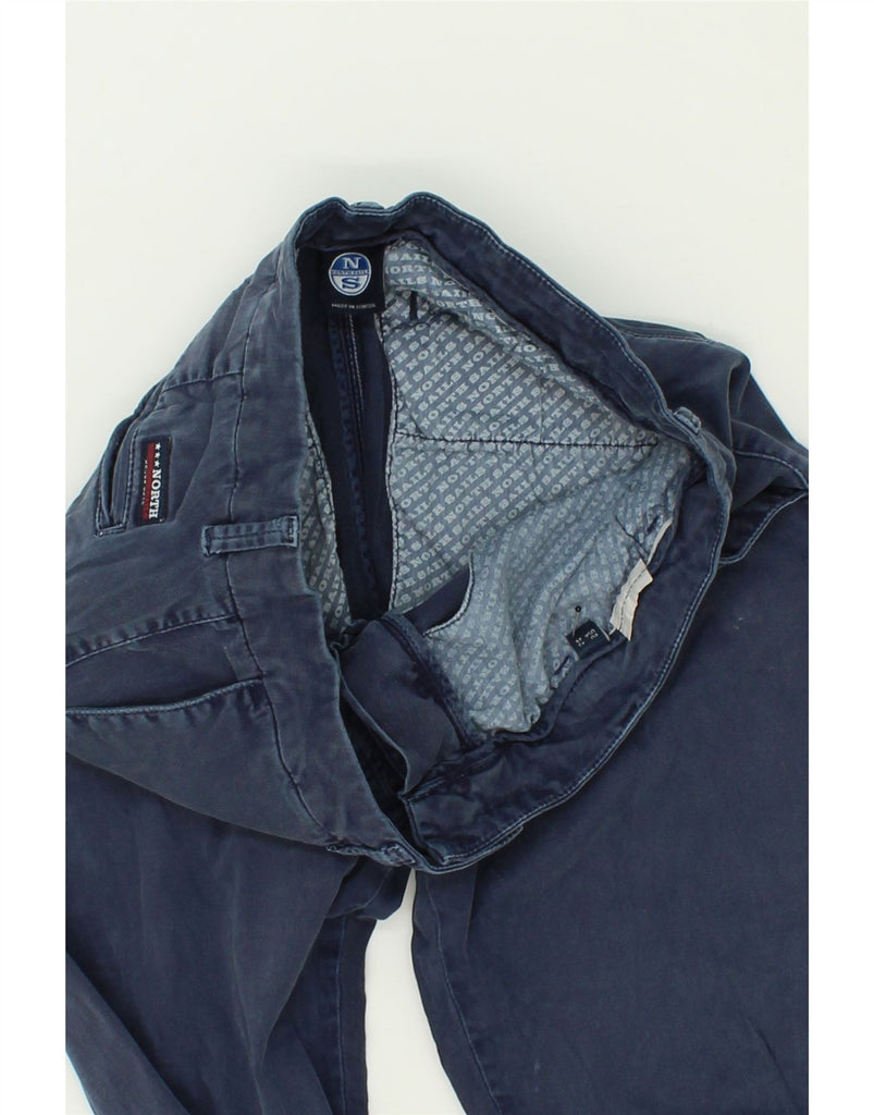 NORTH SAILS Womens Slim Chino Trousers EU 42 Large W30 L29 Navy Blue Vintage North Sails and Second-Hand North Sails from Messina Hembry 