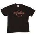 HARD ROCK CAFE Mens Barcelona Graphic T-Shirt Top Medium Black