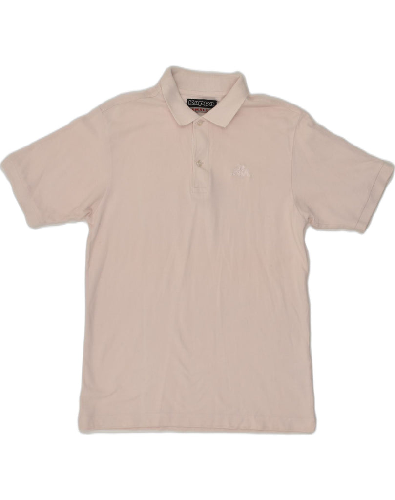 KAPPA Mens Polo Shirt Small Beige Cotton | Vintage Kappa | Thrift | Second-Hand Kappa | Used Clothing | Messina Hembry 