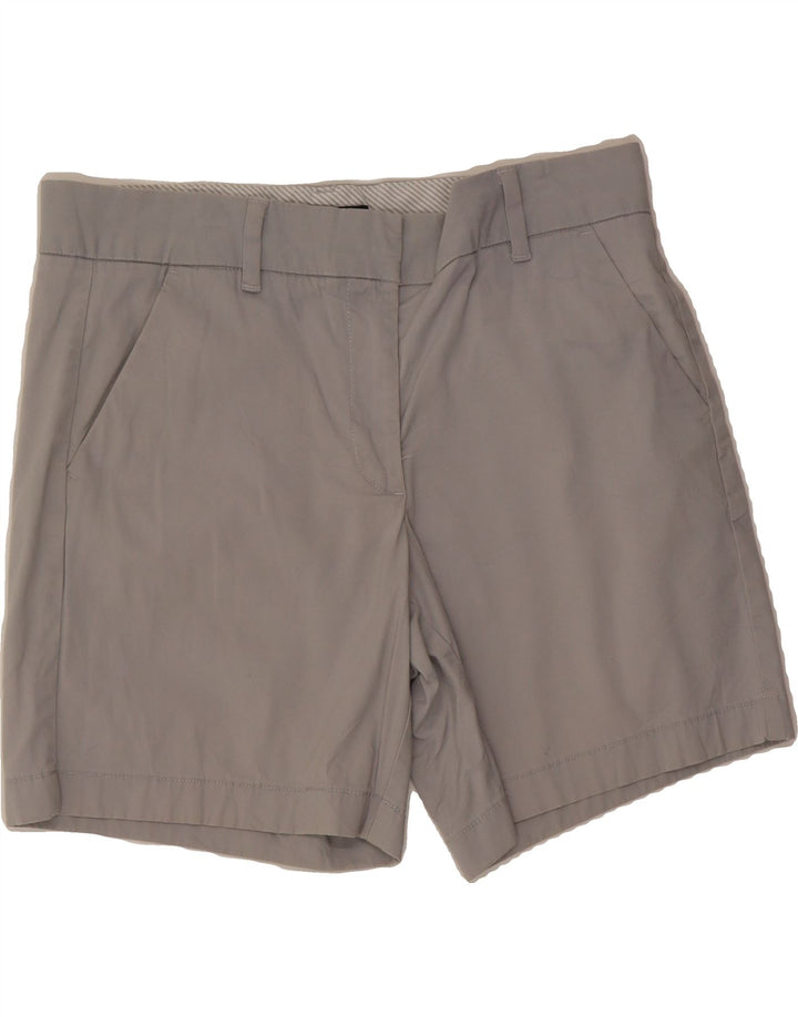 TOMMY HILFIGER Womens Chino Shorts US 8 Medium W30 Grey Cotton Vintage Tommy Hilfiger and Second-Hand Tommy Hilfiger from Messina Hembry 