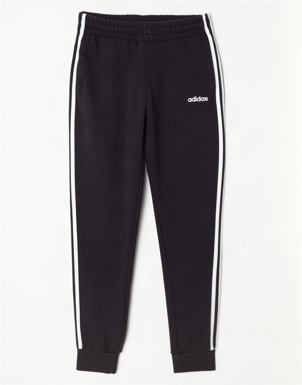 Adidas Womens Tracksuit Trousers Joggers UK 8/10 Small Black Cotton