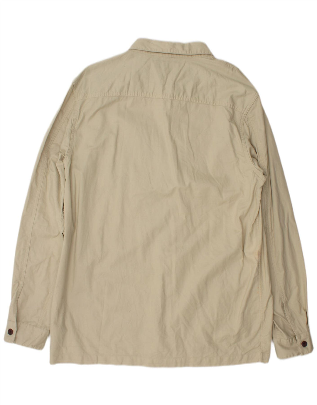 Barbour Mens Utility Jacket UK 42 XL Beige Cotton
