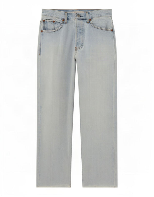 Levi's Womens Straight Jeans W26 L25 Blue Cotton