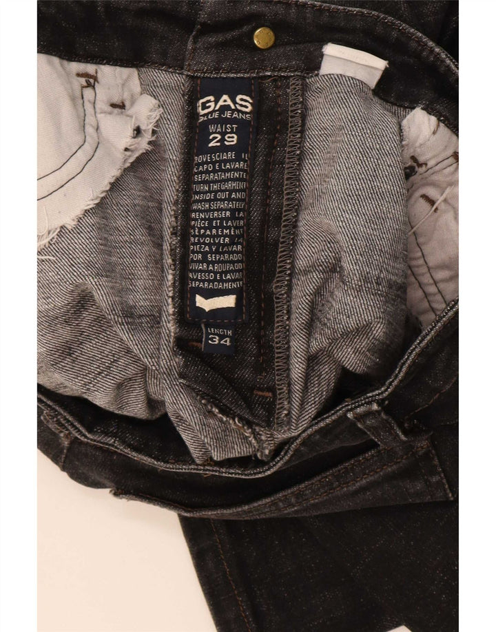 Gas Womens Flared Jeans W29 L34 Black