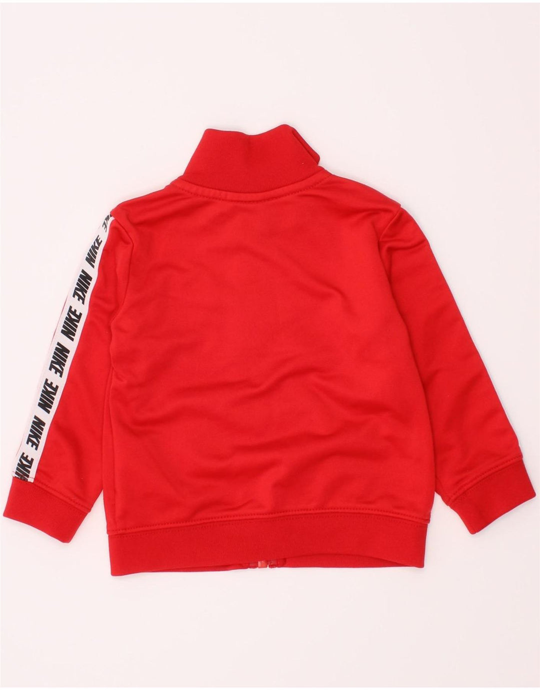 NIKE Baby Boys Graphic Tracksuit Top Jacket 6-9 Months Red Colourblock