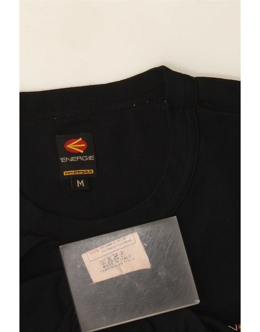Energie Mens Top Long Sleeve Medium Black Polyamide