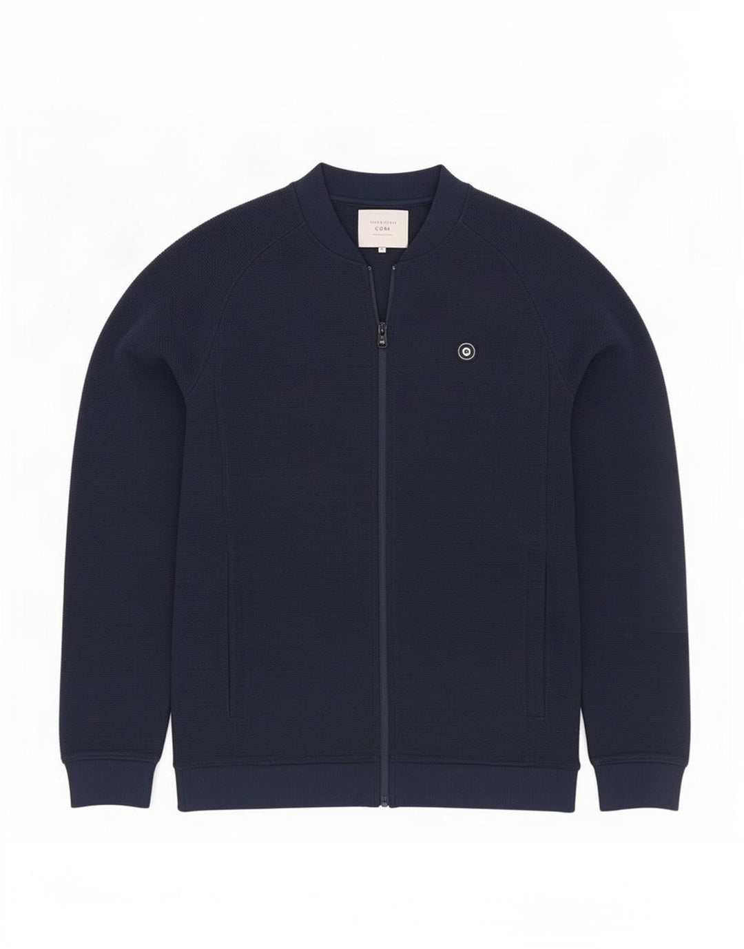 Jack & Jones Mens Core Tracksuit Top Jacket Medium Navy Blue Polyester
