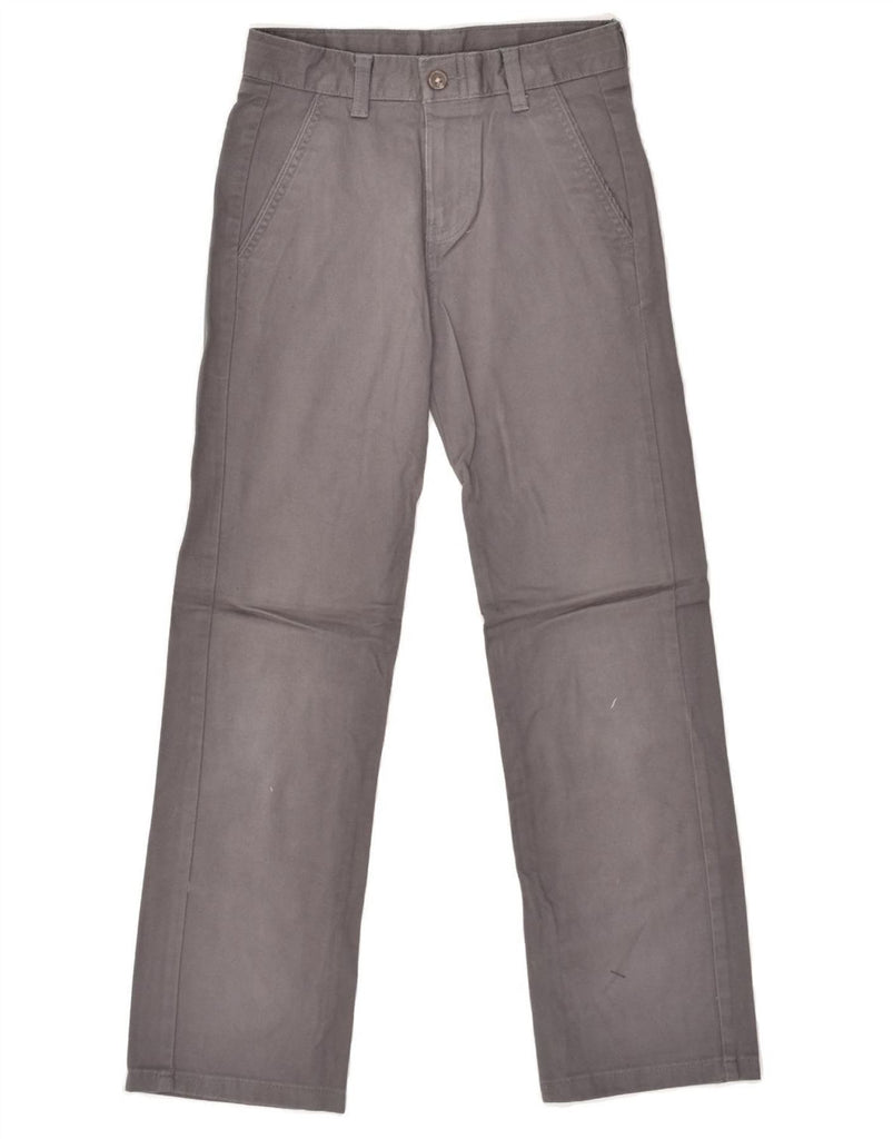 CHAPS Boys Slim Casual Trousers 9-10 Years W22 L25  Grey Cotton | Vintage Chaps | Thrift | Second-Hand Chaps | Used Clothing | Messina Hembry 