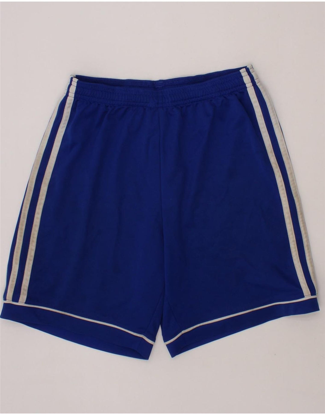 ADIDAS Boys Climalite Sport Shorts 13-14 Years  Blue Polyester Vintage Adidas and Second-Hand Adidas from Messina Hembry 
