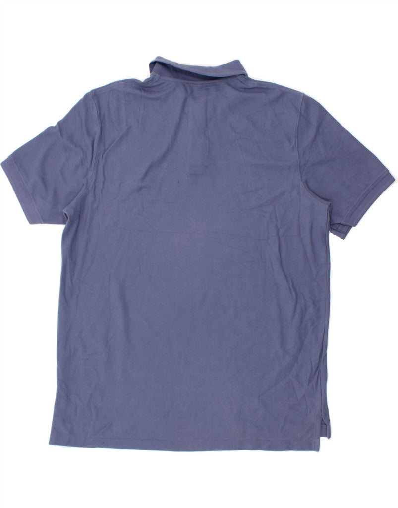 L.L.BEAN Mens Traditional Fit Polo Shirt XL Blue Cotton Vintage L.L.Bean and Second-Hand L.L.Bean from Messina Hembry 