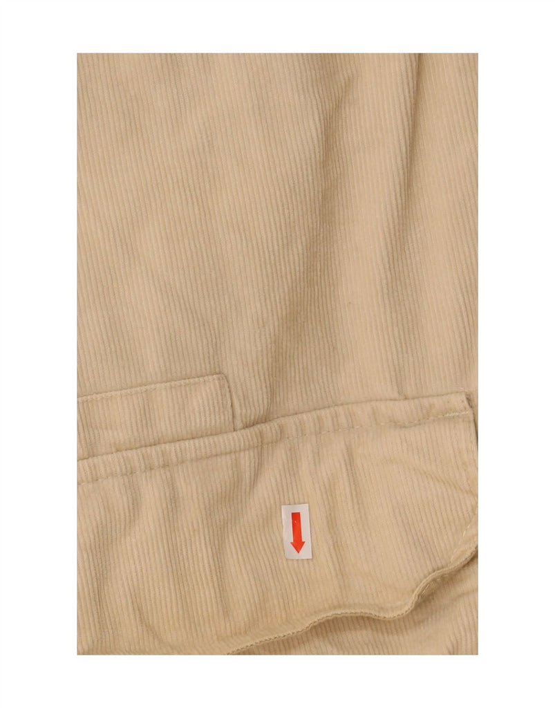 NAPAPIJRI Mens Corduroy Jacket UK 40 Large Beige Cotton Vintage Napapijri and Second-Hand Napapijri from Messina Hembry 