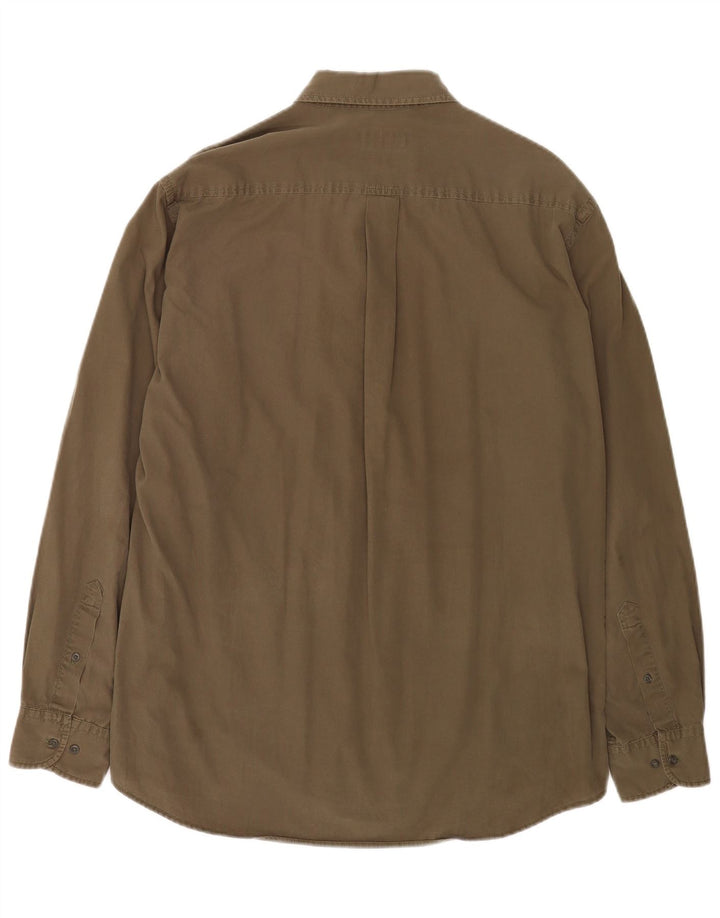 Kappa Mens Shirt XL Khaki Cotton
