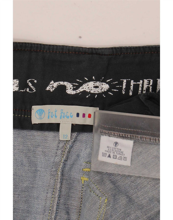 Fat Face Womens Denim Skirt UK 12 Medium W32 Blue Cotton