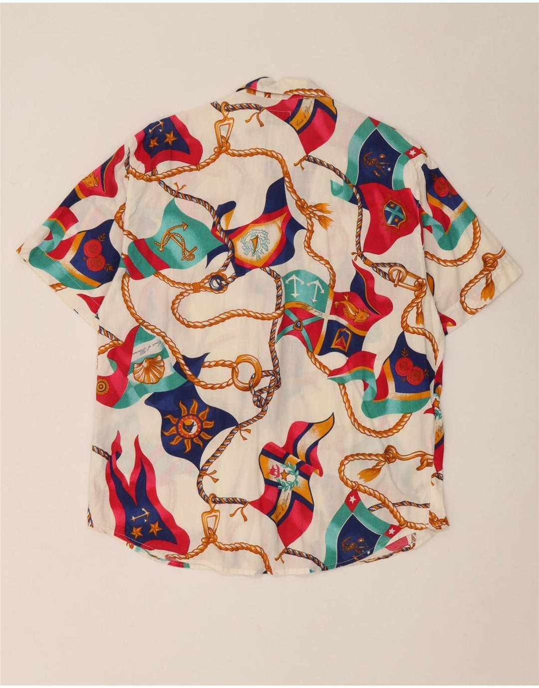 Conte of Florence Womens Abstract Pattern Shirt UK 18 XL Multicoloured