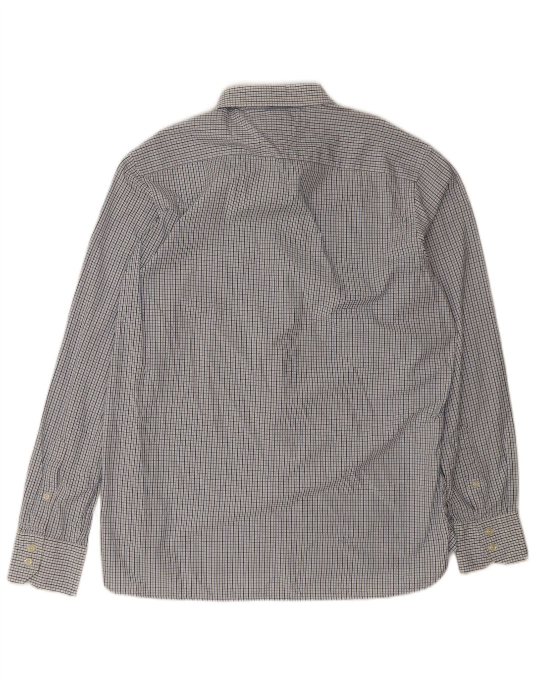 Tommy Hilfiger Mens Shirt Large Blue Check Cotton