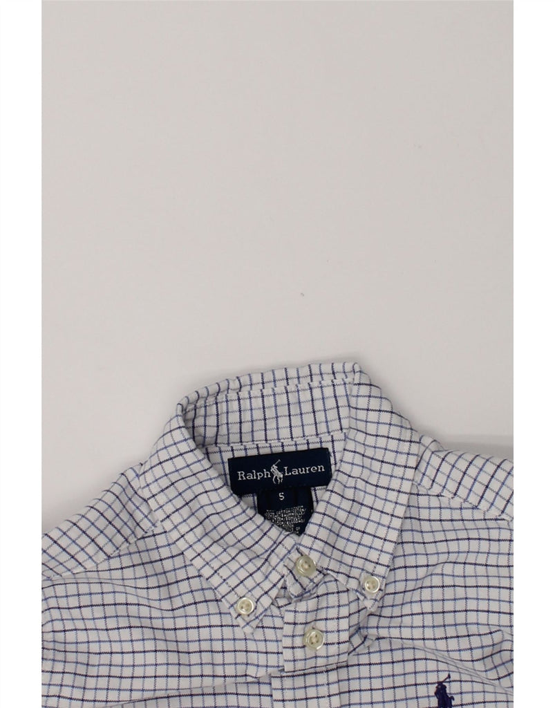 RALPH LAUREN Boys Shirt 4-5 Years White Check Cotton | Vintage Ralph Lauren | Thrift | Second-Hand Ralph Lauren | Used Clothing | Messina Hembry 