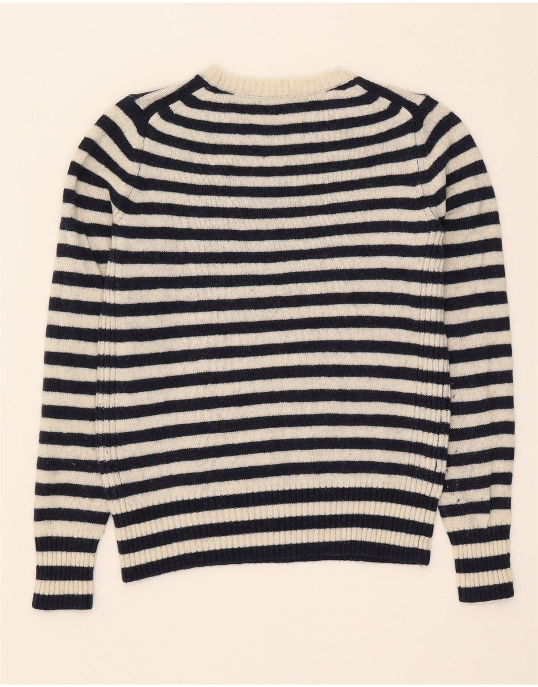 Marks & Spencer Womens Petite Boat Neck Jumper Sweater UK 12 Medium Beige