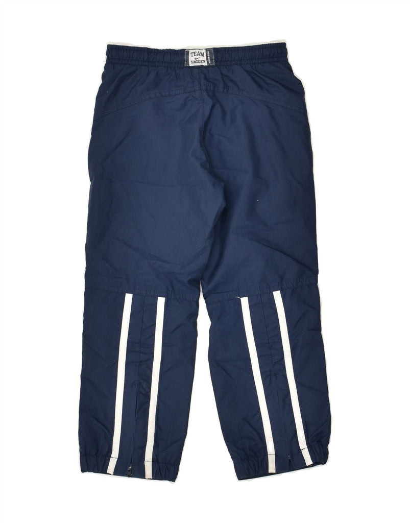 NIKE Boys Tracksuit Trousers 4-5 Years Small  Navy Blue Polyester | Vintage Nike | Thrift | Second-Hand Nike | Used Clothing | Messina Hembry 