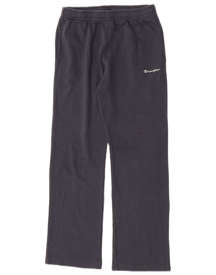 Champion Mens Tracksuit Trousers Medium Navy Blue Cotton
