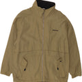 DIADORA Mens Loose Fit Rain Jacket UK 36 Small Khaki Polyamide Vintage Diadora and Second-Hand Diadora from Messina Hembry 