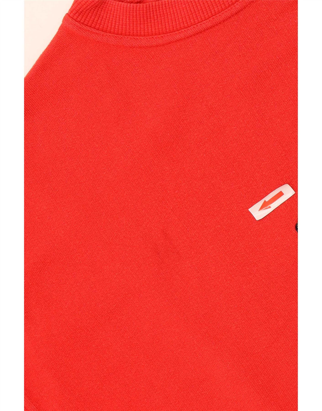 Trussardi Jeans Mens Graphic Sweatshirt Jumper Medium Red Cotton