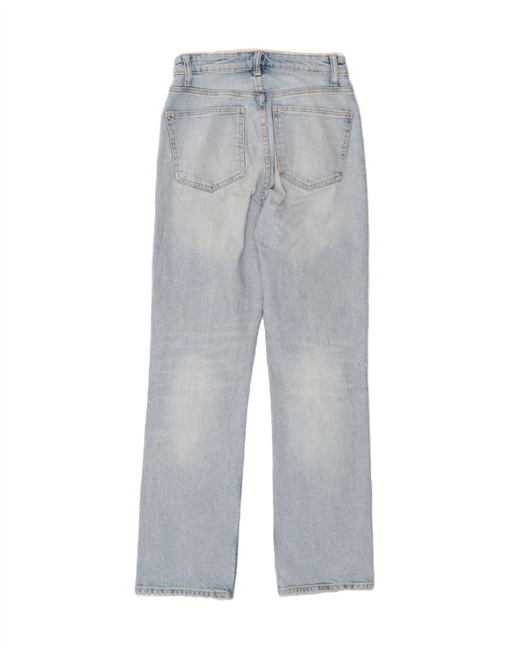 ZARA Womens Straight Jeans EU 34 2XS W24 L28 Blue Vintage Zara and Second-Hand Zara from Messina Hembry 