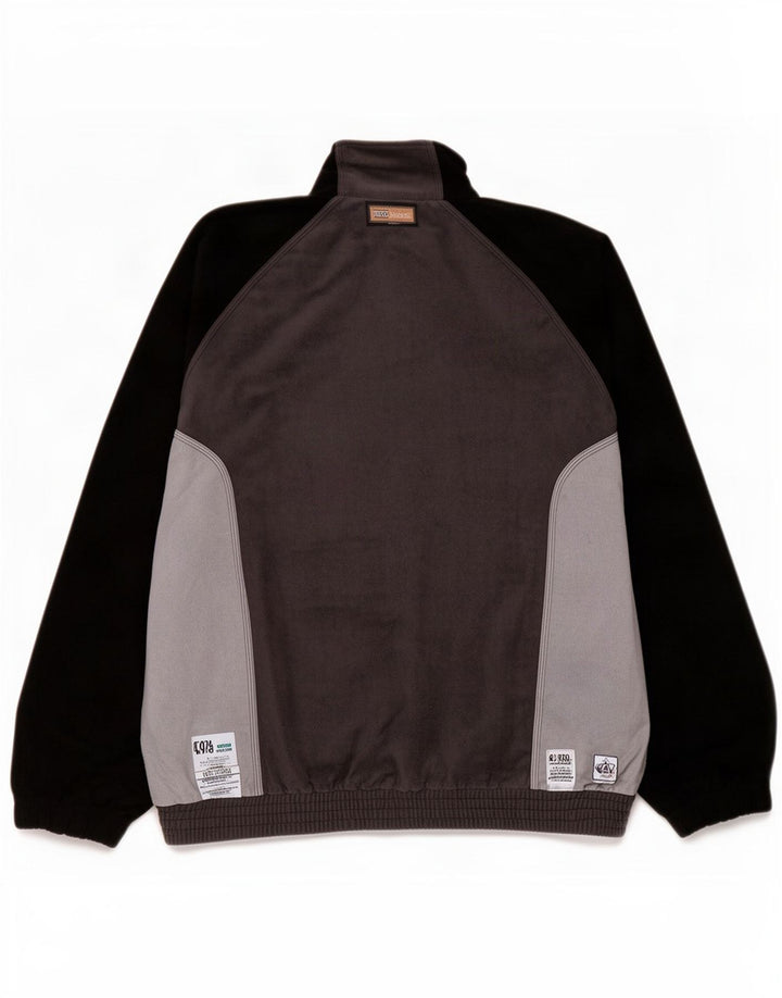 Sergio Tacchini Mens Tracksuit Top Jacket IT 52 Large Grey Colourblock