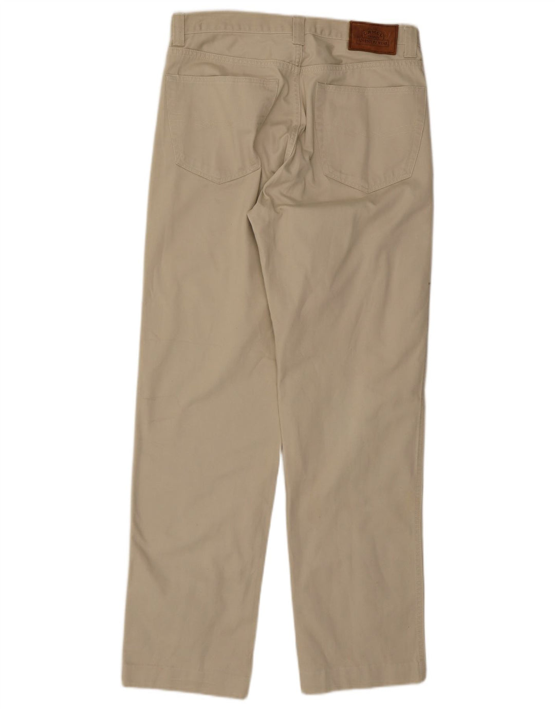 Camel Active Mens Straight Casual Trousers W34 L33 Beige