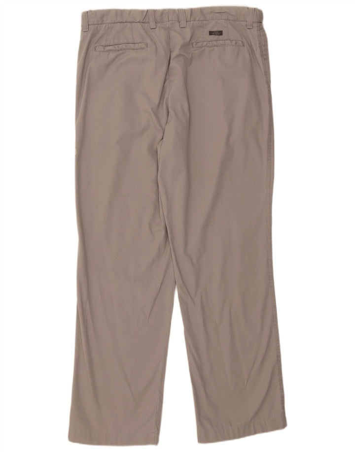 Marks & Spencer Mens Blue Harbour Pegged Chino Trousers W38 L31 Grey Cotton
