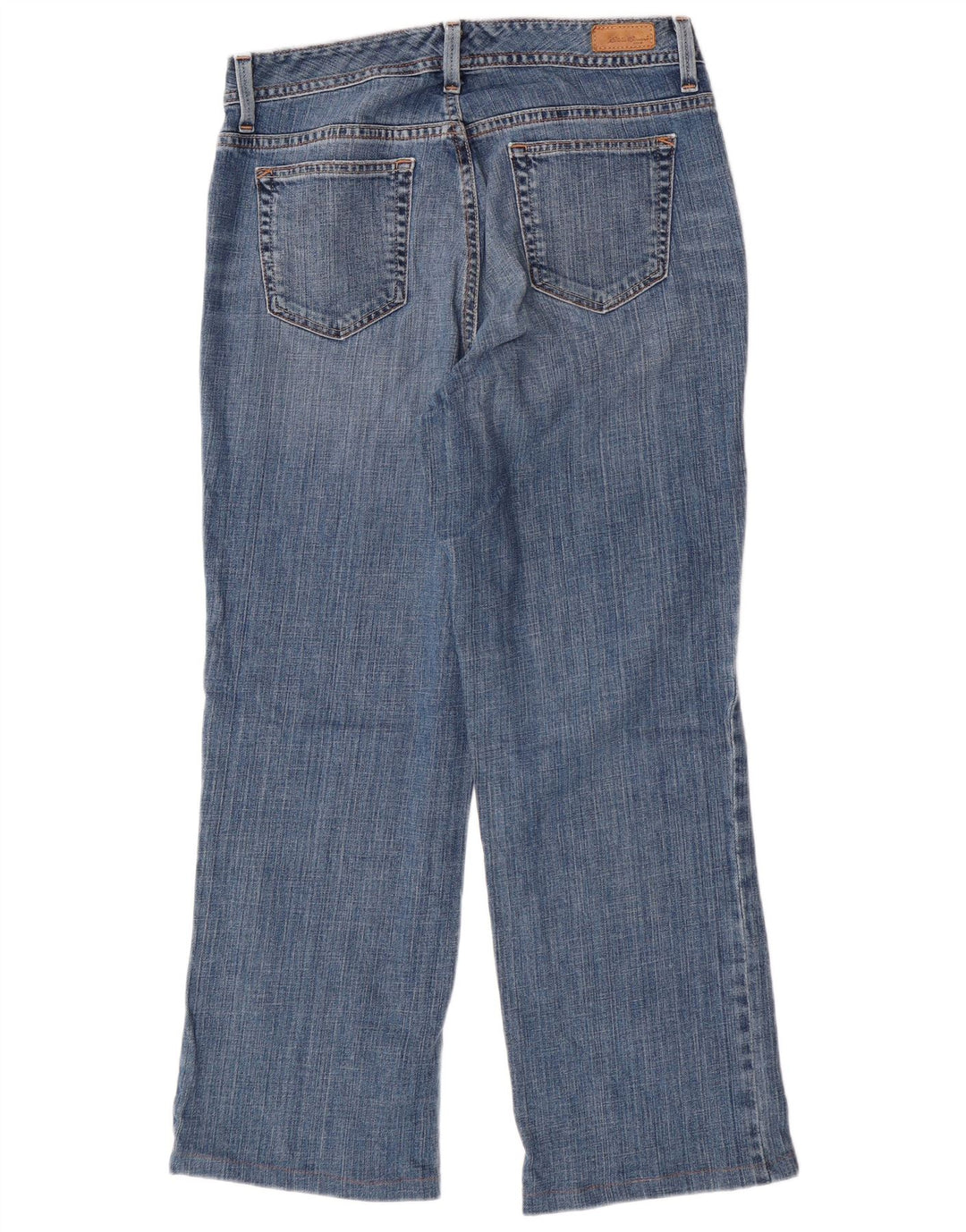 EDDIE BAUER Womens Straight Jeans US 8 Medium W30 L25, 28 Blue Cotton