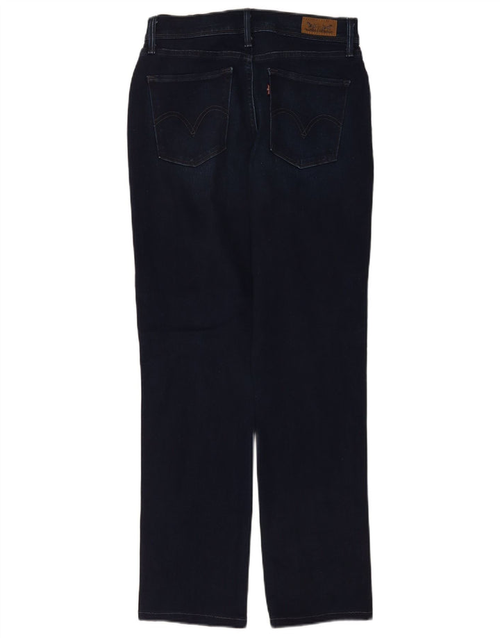 Levi's Womens 512 Straight Jeans US 6 Medium W28 L28 Navy Blue