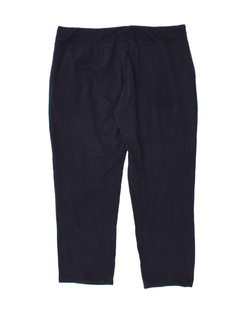 EDDIE BAUER Mens Tracksuit Trousers 2XL  Navy Blue Cotton Vintage Eddie Bauer and Second-Hand Eddie Bauer from Messina Hembry 