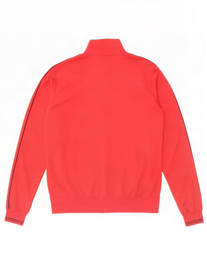 Champion Womens Heritage Fit Tracksuit Top Jacket UK 16 Large Red Polyester