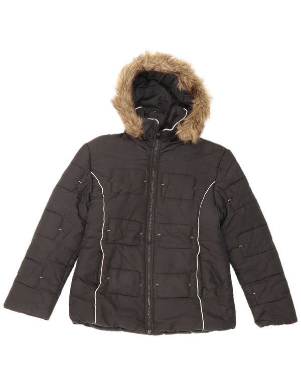 Columbia Womens Vertex Hooded Padded Jacket UK 4 XS Black