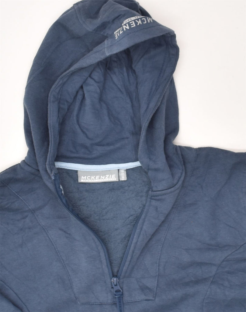 MCKENZIE Boys Hoodie Jumper 13-14 Years Navy Blue Cotton | Vintage Mckenzie | Thrift | Second-Hand Mckenzie | Used Clothing | Messina Hembry 