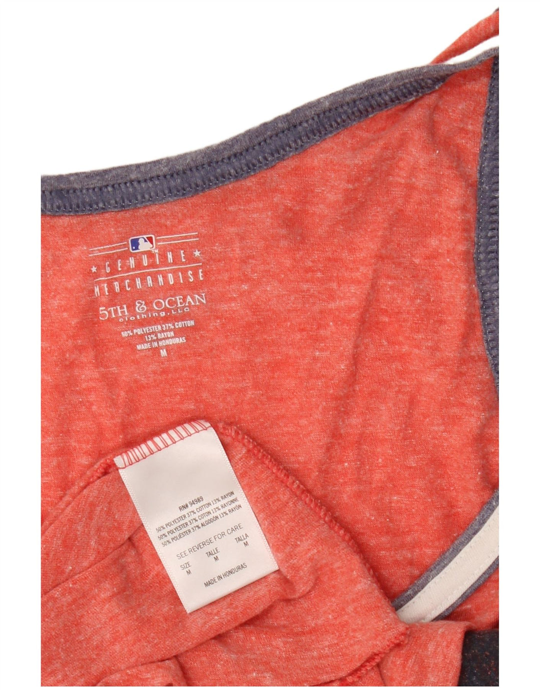 GENUINE MERCHANDISE Womens Graphic Vest Top UK 12 Medium Red