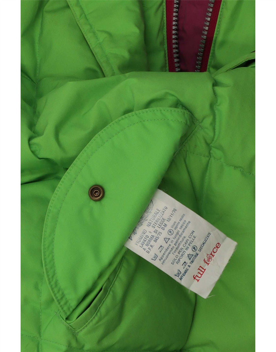 Vintage Womens Reversible Padded Jacket UK 14 Large Purple Cotton