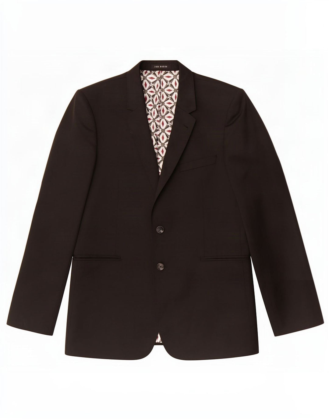 Ted Baker Mens 2 Button Blazer Jacket UK 42 XL Black Wool