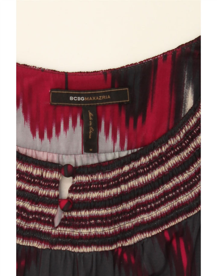 BCBGMAXAZRIA Womens Tunic Dress UK 14 Medium Red Colourblock Vintage BCBGMAXAZRIA and Second-Hand BCBGMAXAZRIA from Messina Hembry 