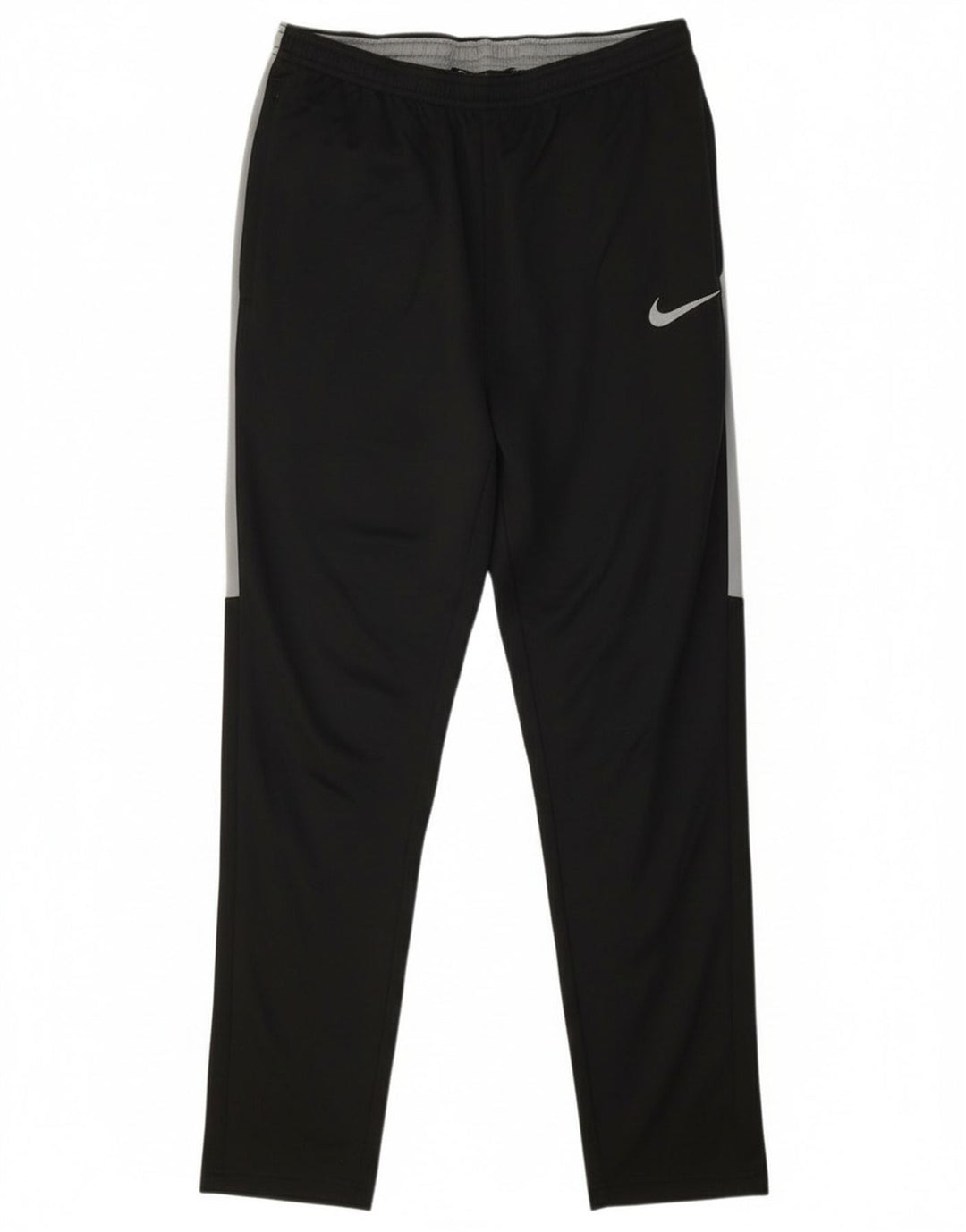 Nike Mens Dri Fit Tracksuit Trousers Small Black Colourblock Polyester