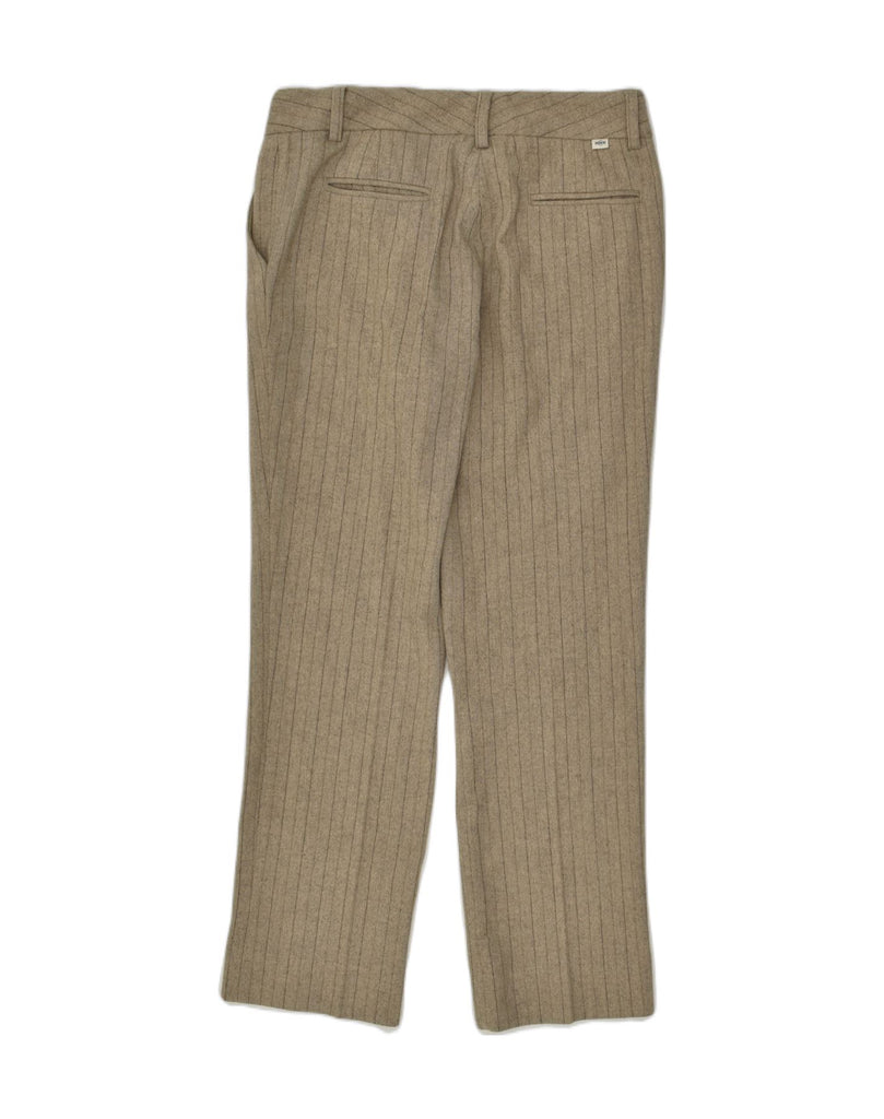 CERRUTI 1881 Womens Straight Casual Trousers IT 46 Large W34 L30 Beige | Vintage Cerruti 1881 | Thrift | Second-Hand Cerruti 1881 | Used Clothing | Messina Hembry 