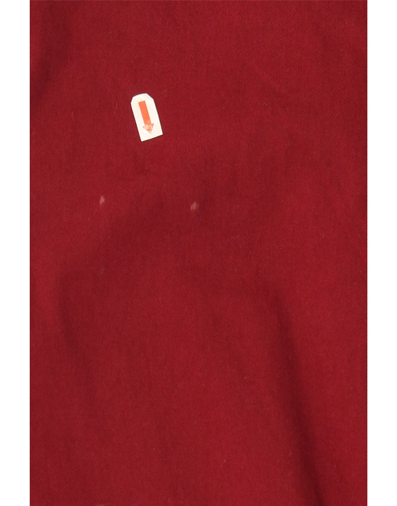 J. CREW Mens Straight Chino Trousers W32 L34 Burgundy Cotton Vintage J. Crew and Second-Hand J. Crew from Messina Hembry 